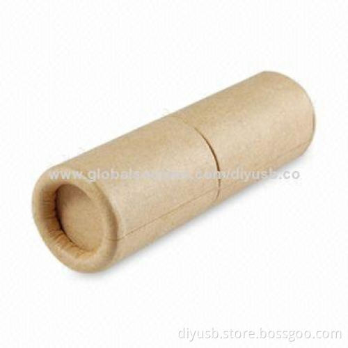 Eco-round Wooden USB Flash Drive with FCC and CE Marks, Customized Specifications Accepted